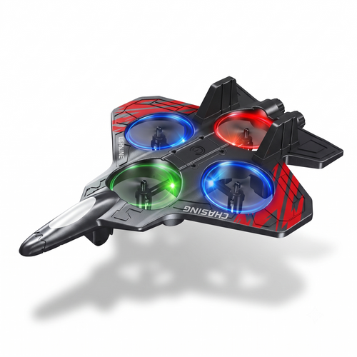 Dron con 4 motores y 6 modos de manejo.